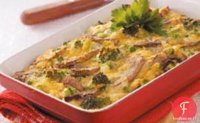 Frittata di verdure al formaggio