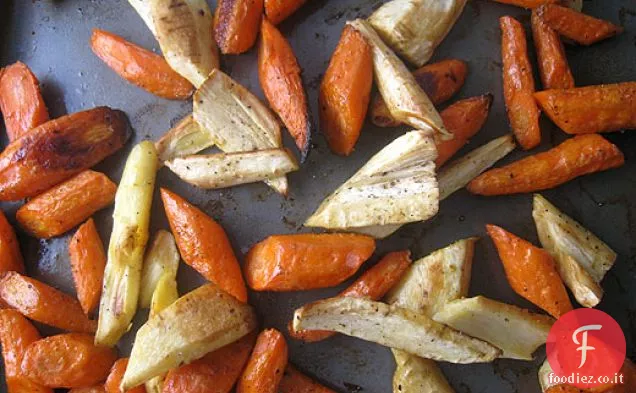 Pastinaca arrosto e carote