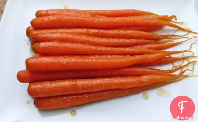 Zenzero e carote glassate al miele