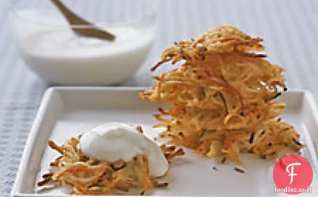 Latkes di carote e patate