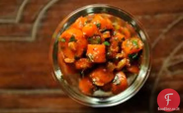 Carote candite di zenzero e lime