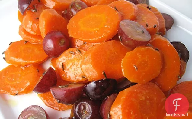 Carote con Cumino e uva