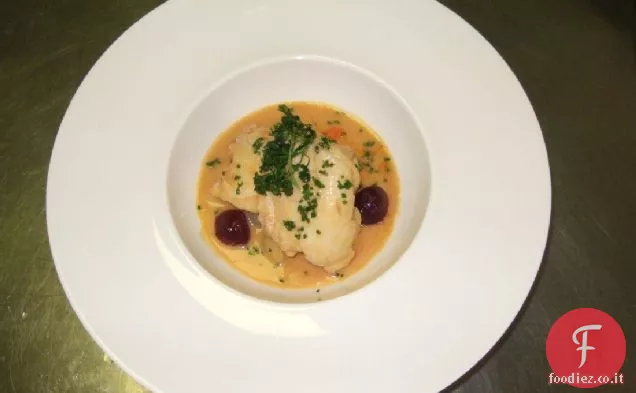 Rana pescatrice arrosto