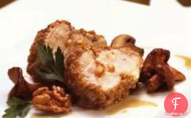 Rana pescatrice in crosta di noce, pepe nero e cumino di Charlie Palmer