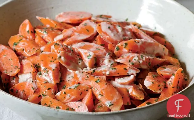 Carote con condimento Tahini
