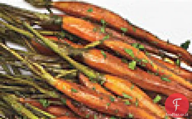 Aceto di sherry e melassa Carote glassate