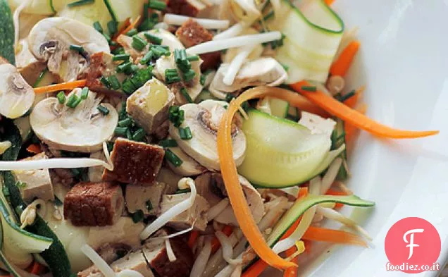 Carota, Zucchina, Funghi e Tofu affumicato