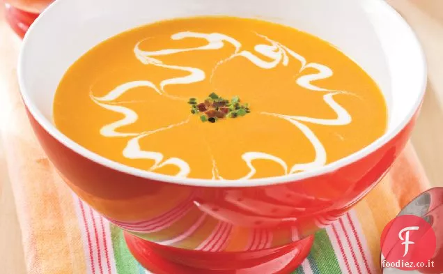 Zuppa di carote per bambini