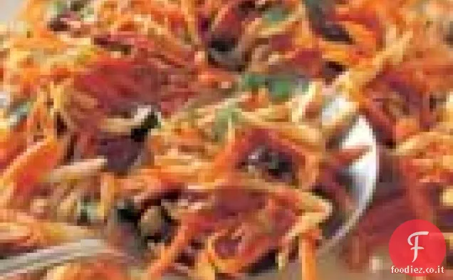 Insalata di carote e pastinaca speziata del Nord Africa