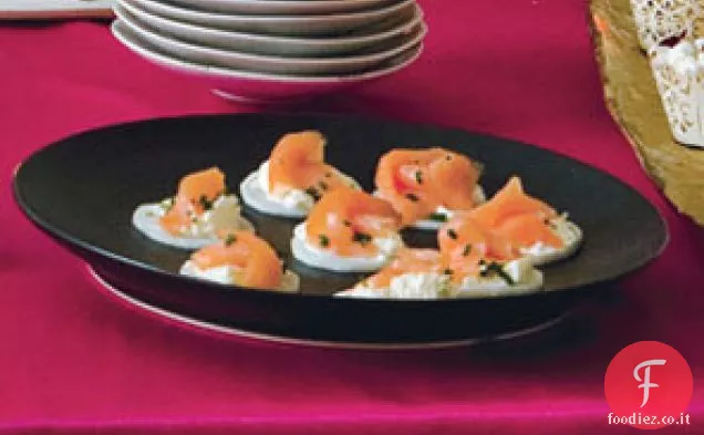 Tartine di salmone