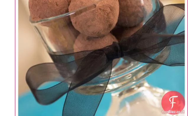 Tartufi allo zenzero al cioccolato {con cacao e sale marino affumicato}