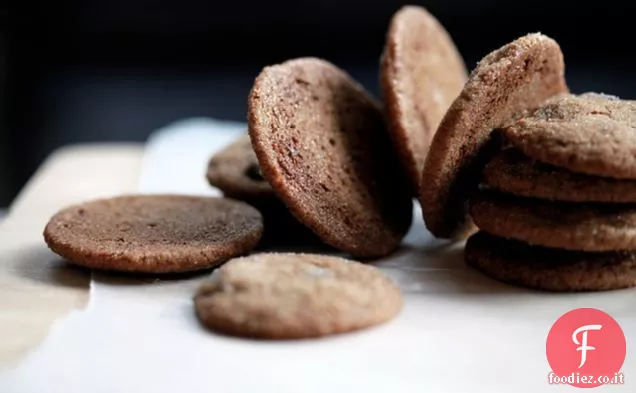 Biscotti al cioccolato gommosi allo zenzero