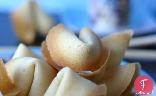 Biscotti della fortuna alla vaniglia e zenzero