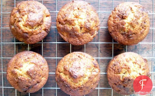 Muffin all'albicocca e allo zenzero