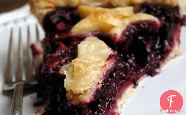 Torta di mele e more con zenzero