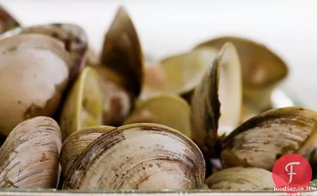 Vongole alla griglia con Limone Zenzero Burro