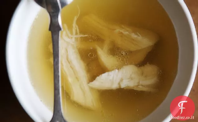 Pulizia Zenzero-zuppa di pollo