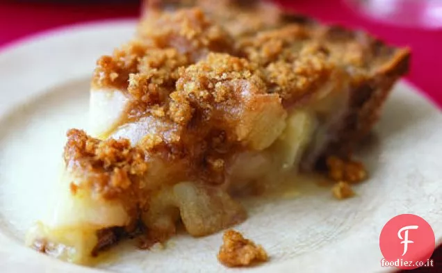Crumble di pera allo zenzero
