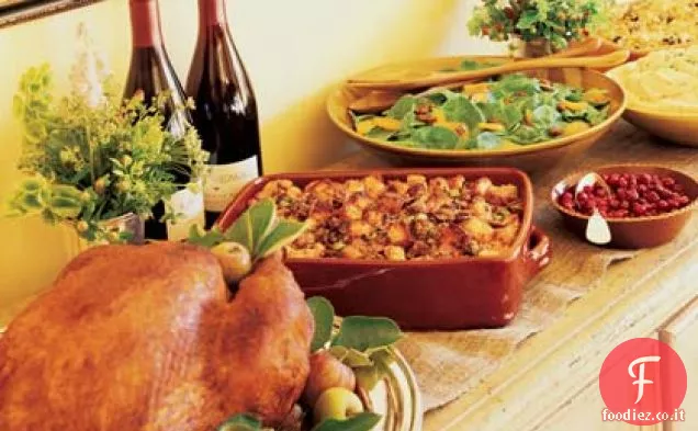 Chutney di mirtilli e zenzero al forno