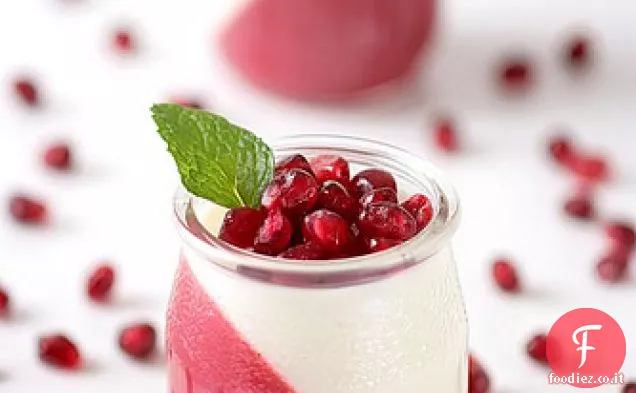 Melograno Ibisco Tè e Miele Zenzero Yogurt Verrines