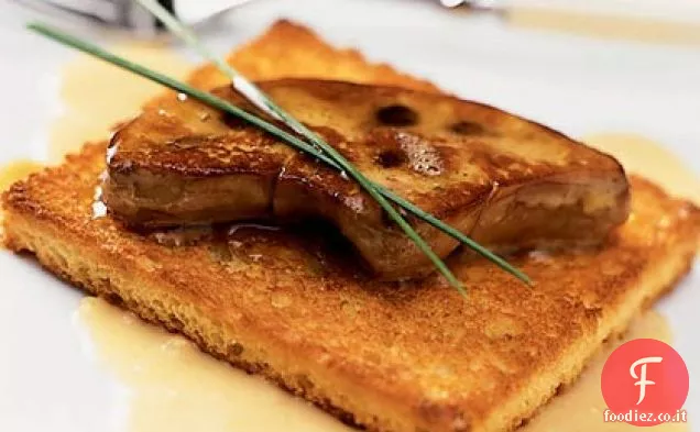 Foie Gras scottato con crema di zenzero