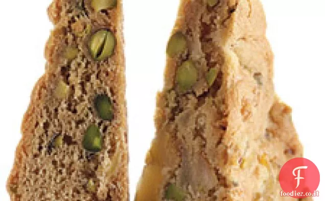 Pera, Pistacchio e Zenzero Blondies