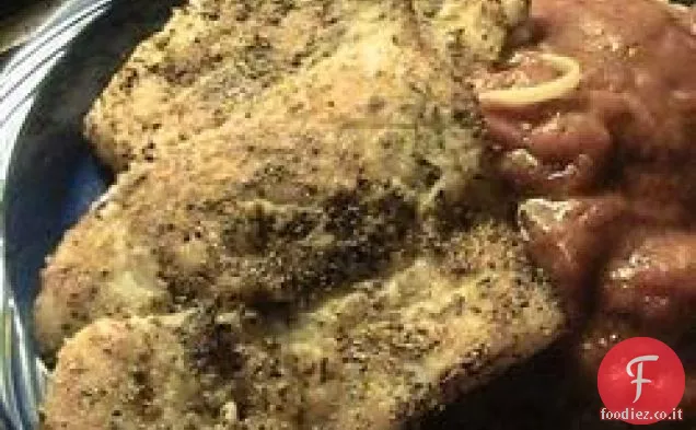 Arancia ruvida in salsa di funghi
