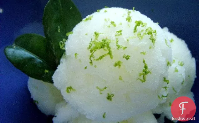 Scavato: Kaffir Lime, zenzero, sorbetto all'anice stellato