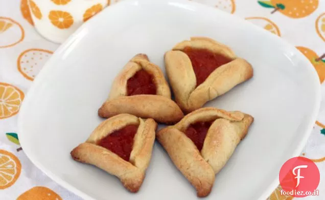 Arancia e zenzero Hamantaschen