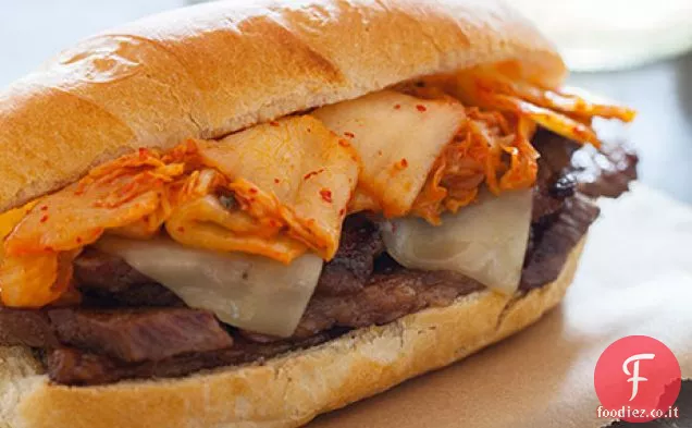 Panino al Kimchi Philly Cheesesteak