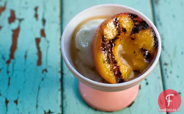 Pesche Grigliate con Zenzero Cocco Caramello