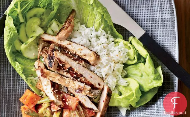 Pollo alla Bulgogi marinato allo zenzero