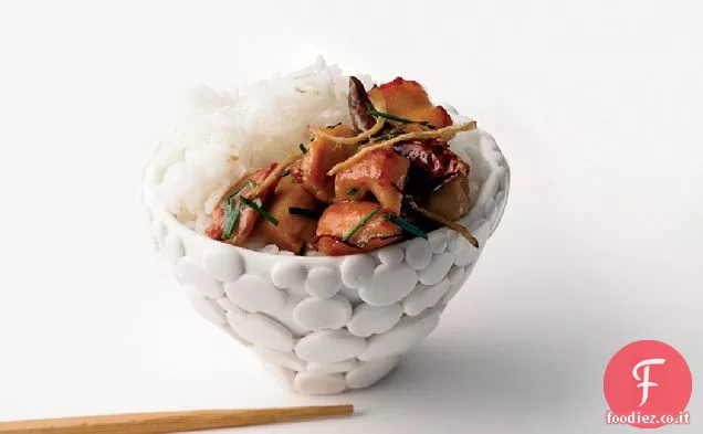 Smoky-Hot zenzero pollo Stir-Fry