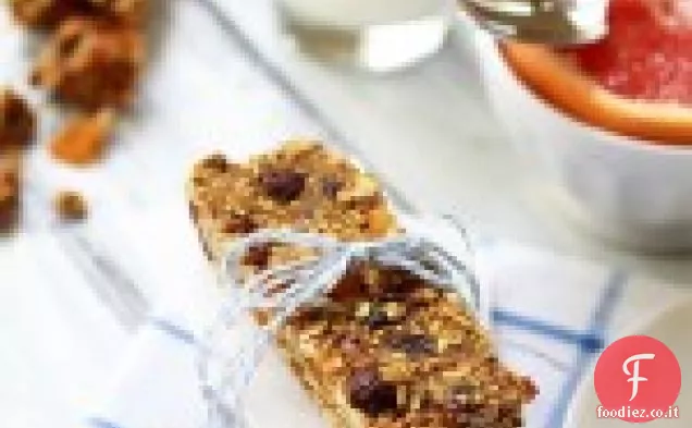 Melassa e barrette di muesli allo zenzero