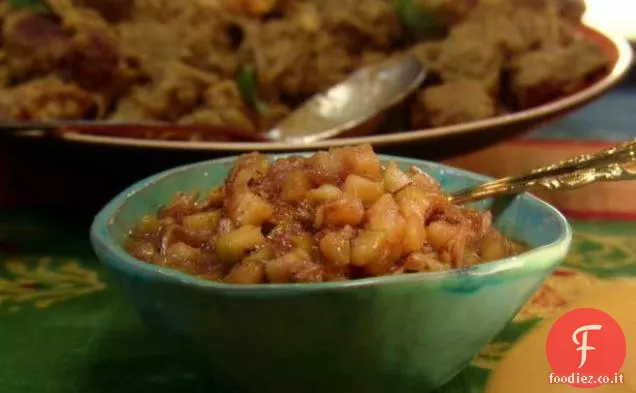 Chutney di mela verde e zenzero