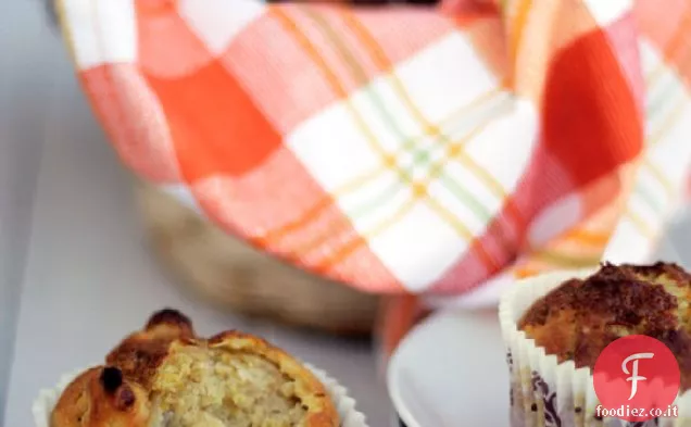 Muffin alla pera e allo zenzero