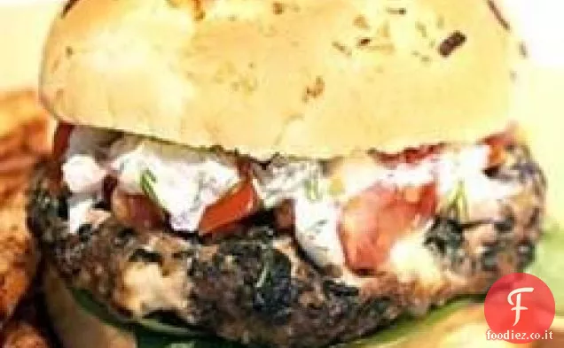 Feta-Hamburger ripieni