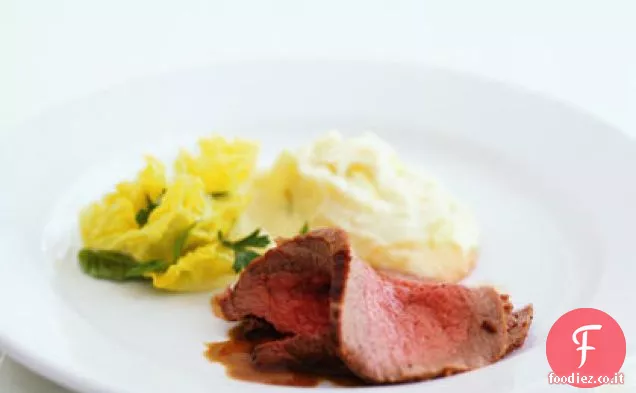 Roast Beef con patate al rafano