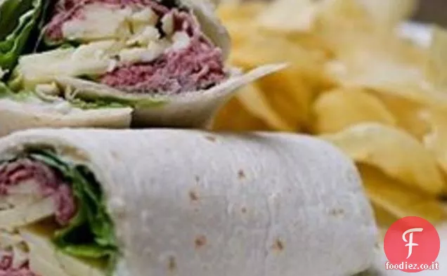 Roll-up di Roast Beef e Cheddar