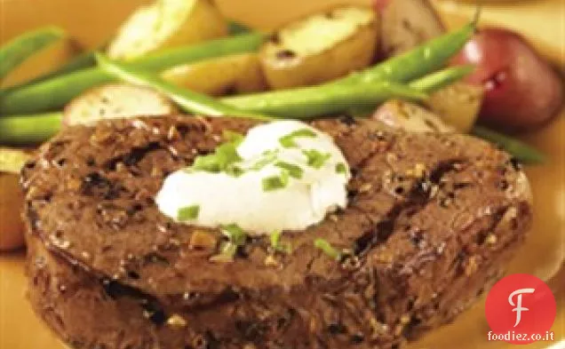 Bistecche di filetto con crema di rafano