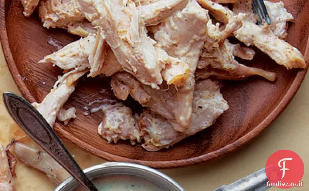 Panini di pollo in stile Alabama con salsa bianca