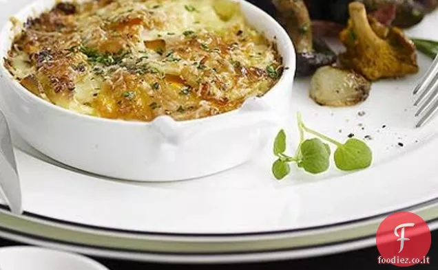 Gratin di carote, pastinaca e rafano