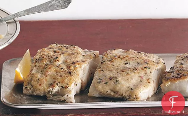 Pollock al timo al limone alla griglia