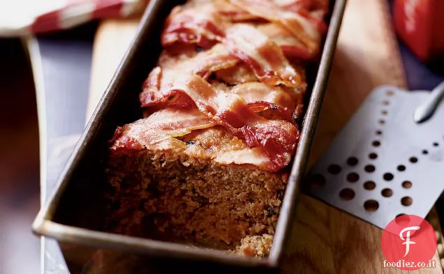 Polpettone di vitello e funghi con pancetta