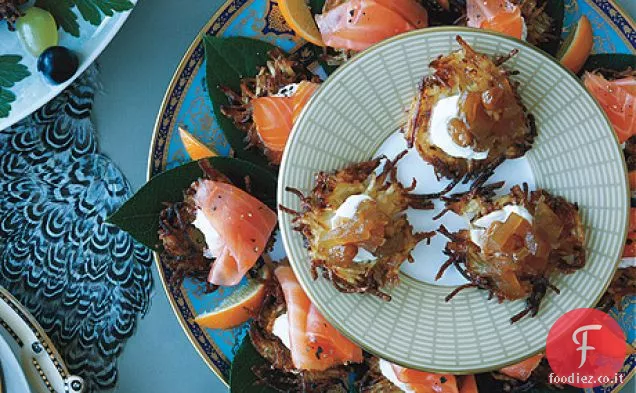 Salmone affumicato con crema di rafano