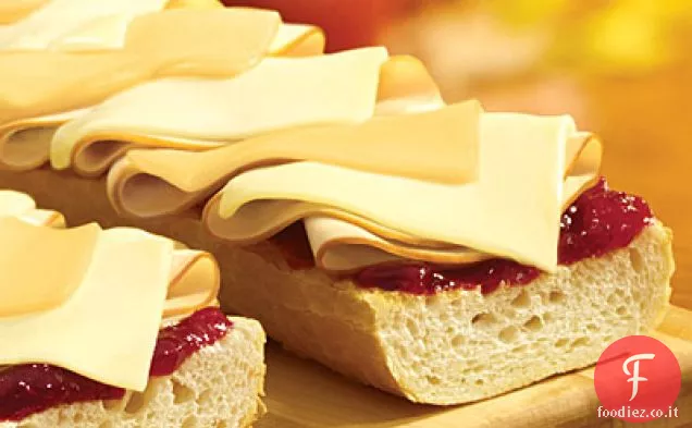 Formaggio tacchino Panino al mirtillo
