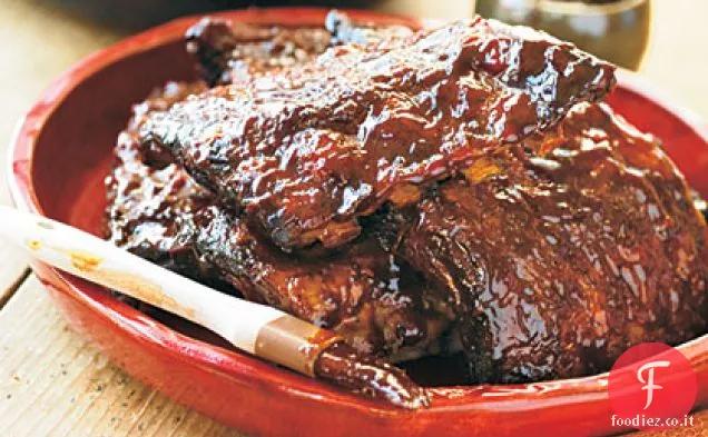 Bourbon BBQ bambino indietro Ribs