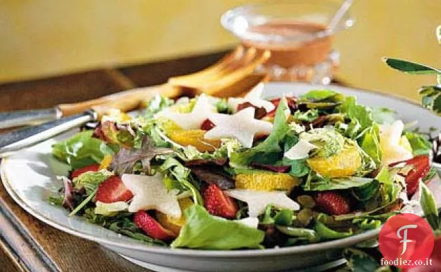 Insalata di mirtilli-Fragole-Jícama