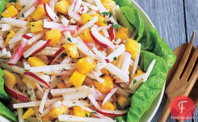 Insalata di Jicama, ravanello e mango