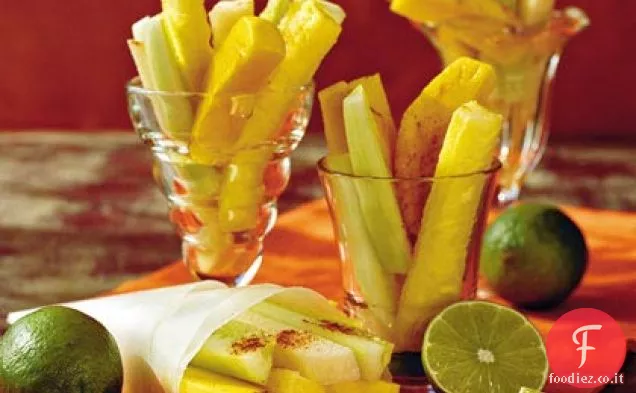 Frutta e verdura piccante con Lime